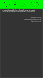 Mobile Screenshot of credentialsolutions.com